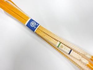 未使用品　正絹　手組帯締め